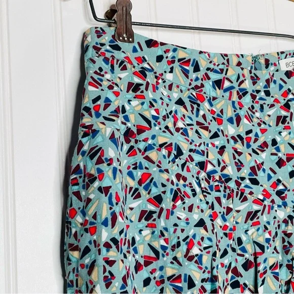 BCBGeneration Geometric Pleated Skirt - Picture 4 of 7